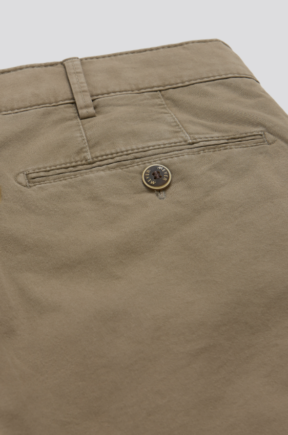Meyer Bonn Chino 9-3004 – Bruin-78% katoen, 18% lyocell, 4% elastaan-HEREN BROEKEN-Bruin