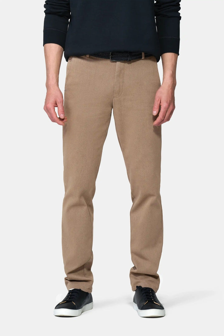 Meyer Bonn Chino – Beige-60% katoen, 38% polyester, 2% Elastaan-HEREN BROEKEN-Beige