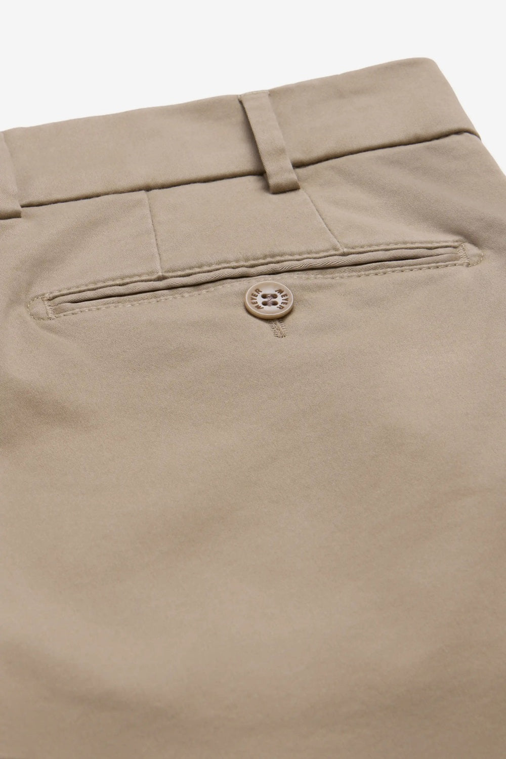 Meyer Bonn Chino – Beige-89% katoen, 8% elastomultiester, 3% elastaan-HEREN BROEKEN-Beige