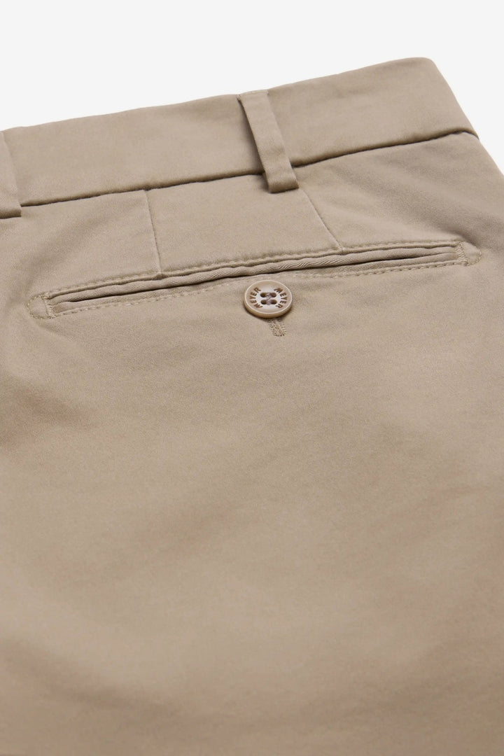 Meyer Bonn Chino – Beige-89% katoen, 8% elastomultiester, 3% elastaan-HEREN BROEKEN-Beige