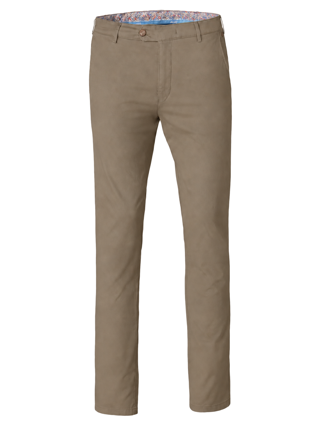 Meyer Bonn Chino – Bruin-78% katoen, 18% lyocell, 4% elastaan-HEREN BROEKEN-Bruin