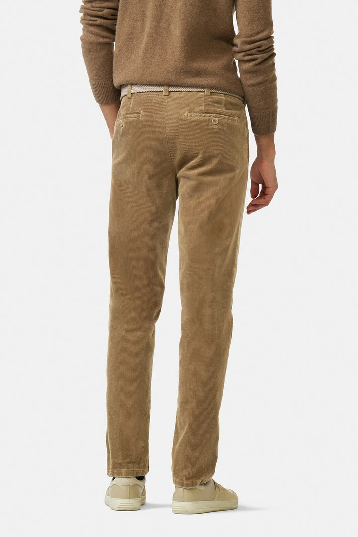 Meyer Bonn Corduroy Chino – Bruin-98% katoen, 2% elasthaan-HEREN BROEKEN-Bruin
