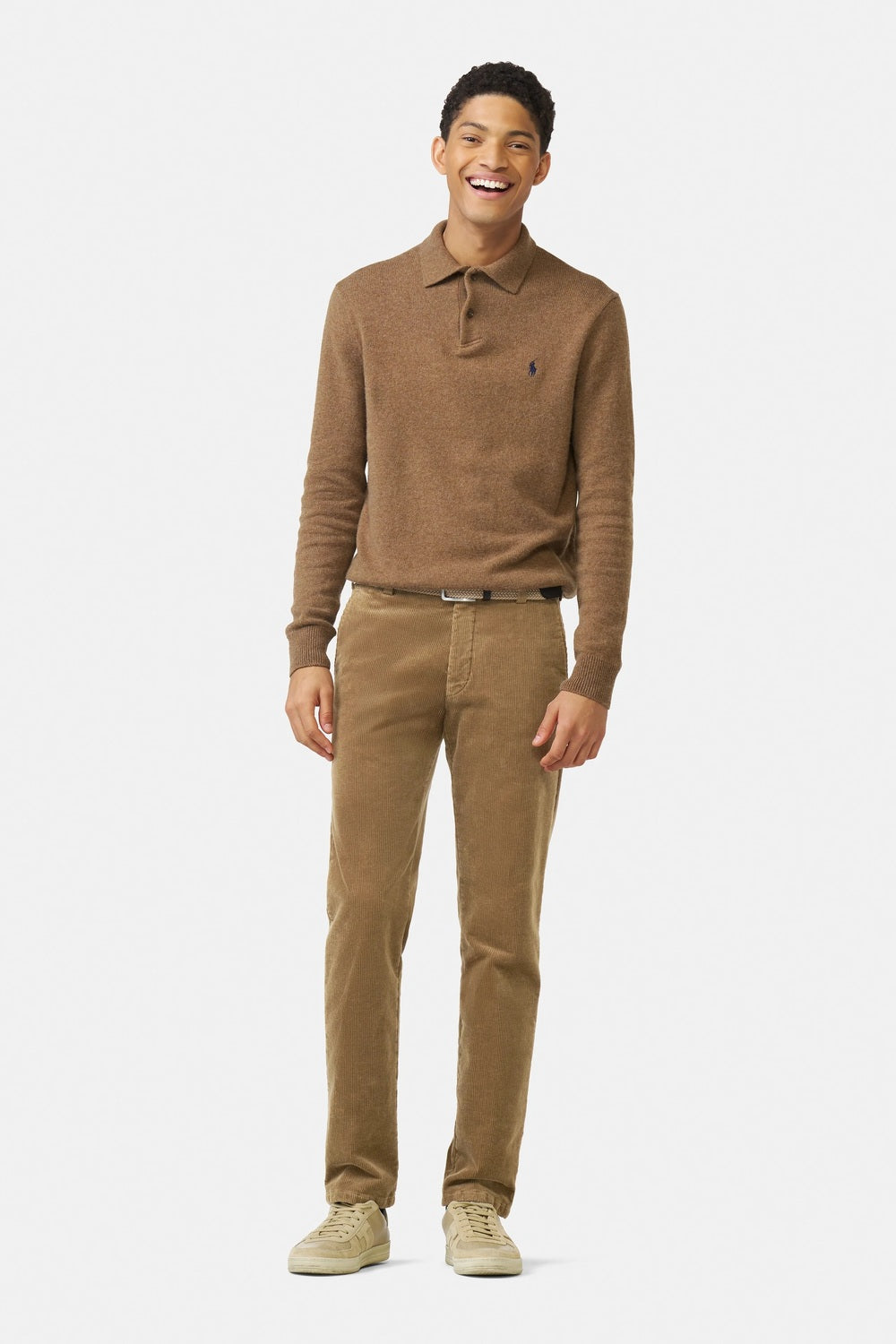 Meyer Bonn Corduroy Chino – Bruin-98% katoen, 2% elasthaan-HEREN BROEKEN-Bruin