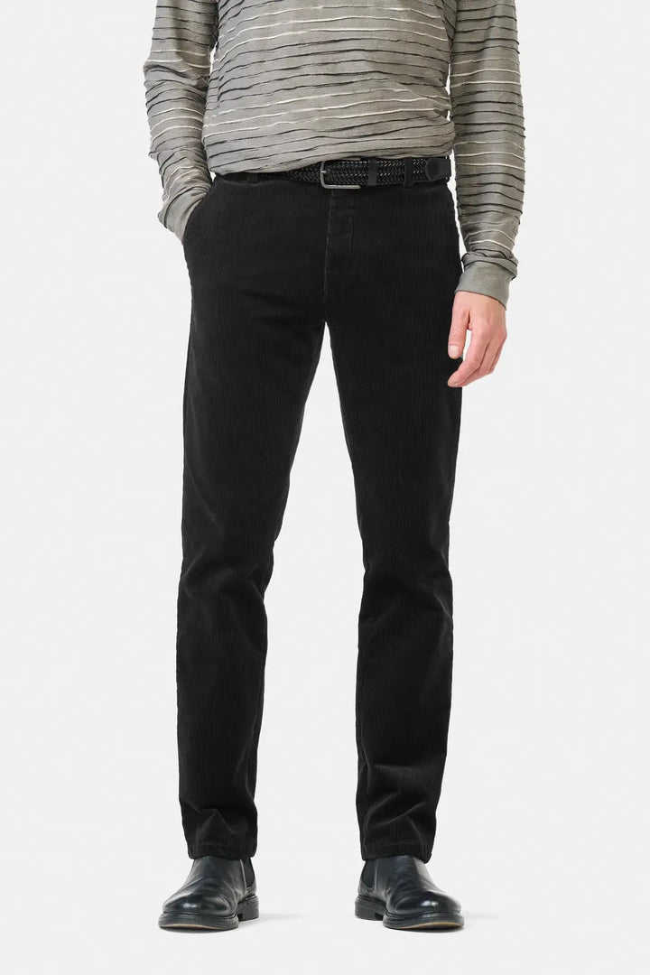 Meyer Bonn Corduroy Chino – Bruin-98% katoen, 2% elasthaan-HEREN BROEKEN-Bruin