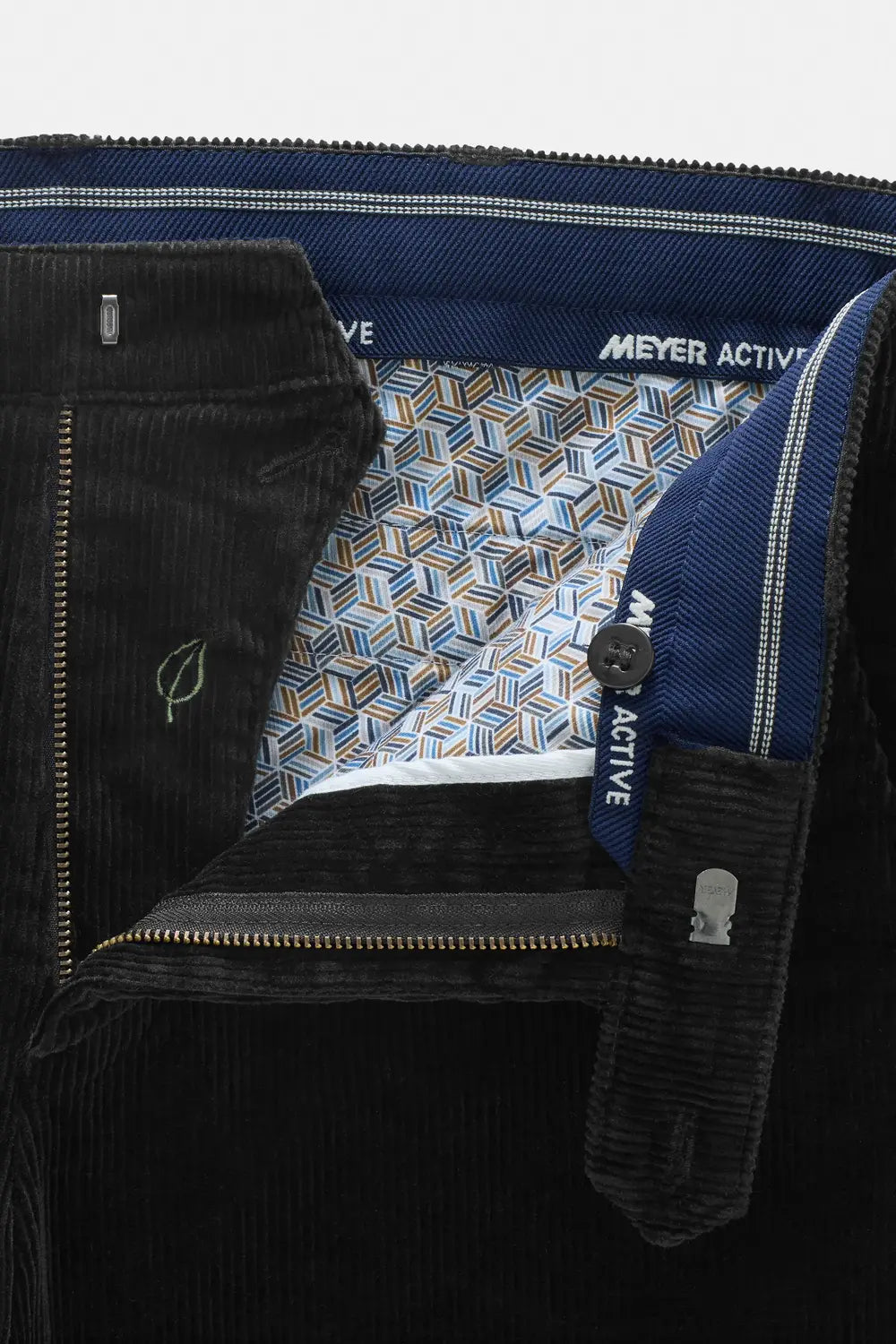 Meyer Bonn Corduroy Chino – Bruin-98% katoen, 2% elasthaan-HEREN BROEKEN-Bruin