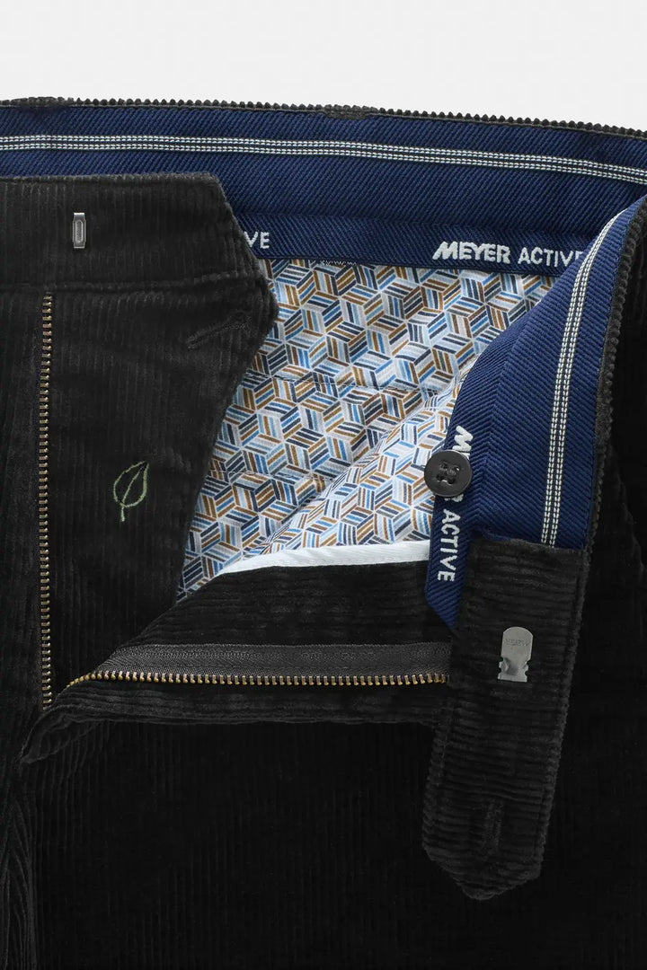 Meyer Bonn Corduroy Chino – Bruin-98% katoen, 2% elasthaan-HEREN BROEKEN-Bruin