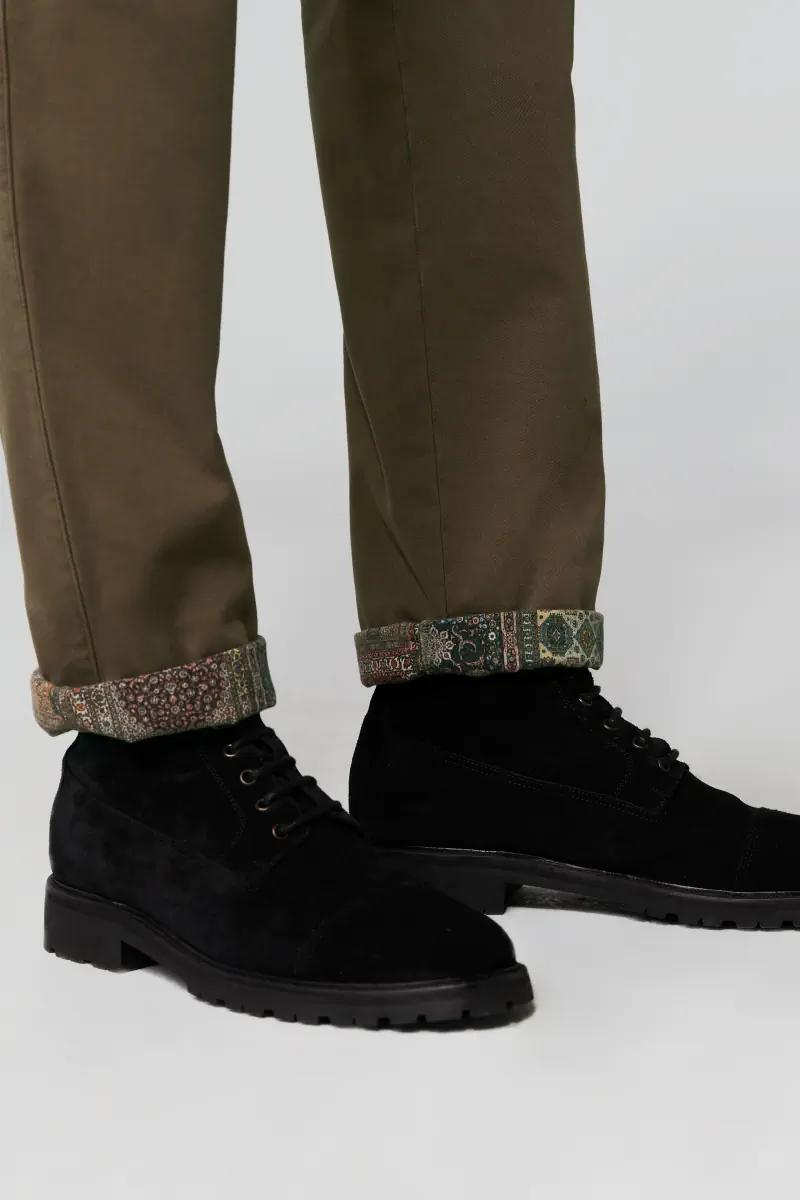 Meyer chino BONN 2-3925-98% katoen, 2% elasthaan-HEREN BROEKEN-Bruin