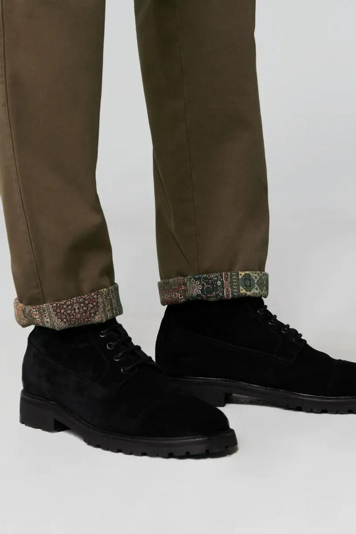 Meyer chino BONN 2-3925-98% katoen, 2% elasthaan-HEREN BROEKEN-Bruin