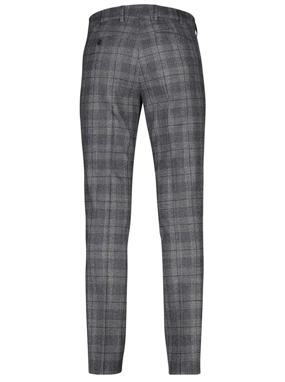 Meyer chino BONN-55% polyester, 43% wol, 2% elasthaan-HEREN BROEKEN-Grijs