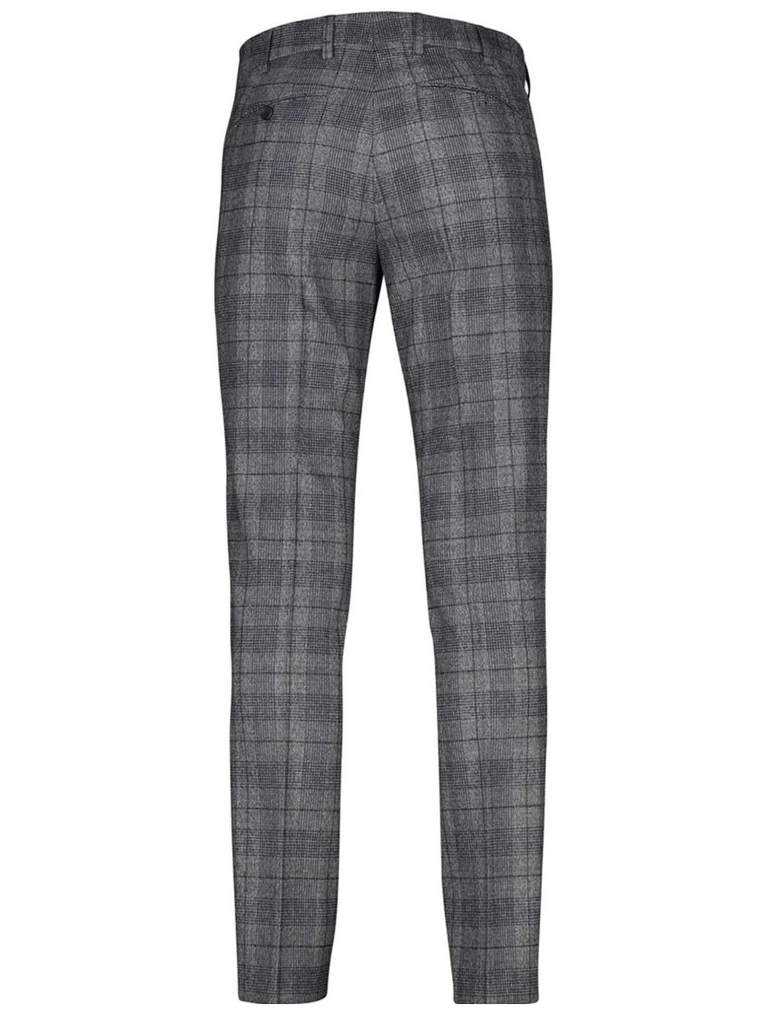 Meyer chino BONN-55% polyester, 43% wol, 2% elasthaan-HEREN BROEKEN-Grijs