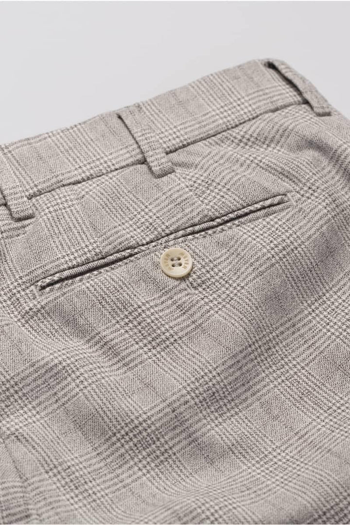 Meyer chino BONN chino 1-8089-98% katoen, 2% elasthaan-HEREN BROEKEN-Bruin