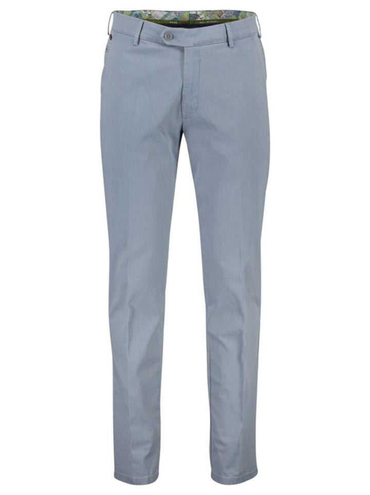Meyer chino NEW YORK 1-5000-97% katoen, 3% elasthaan-HEREN BROEKEN-Blauw