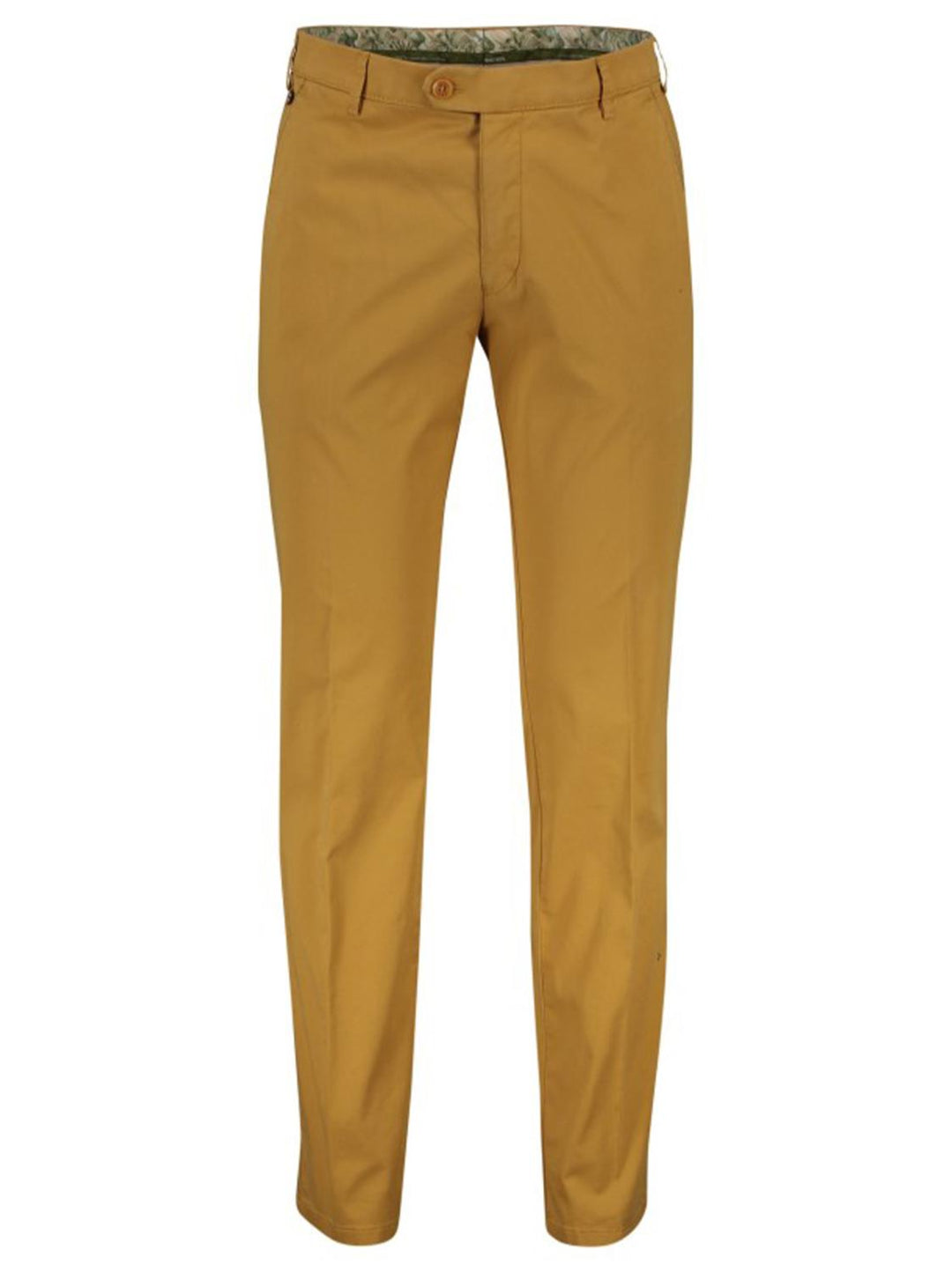 Meyer chino NEW YORK 1-5000-97% katoen, 3% elasthaan-HEREN BROEKEN-Geel