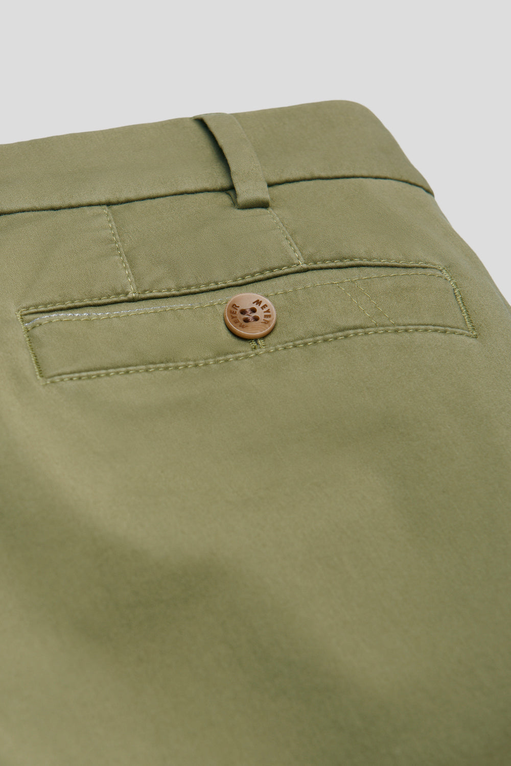 Meyer chino NEW YORK 1-8130-90% Katoen (BIO) • 7% Kapok • 3% Elastaan | 280g-HEREN BROEKEN-Groen