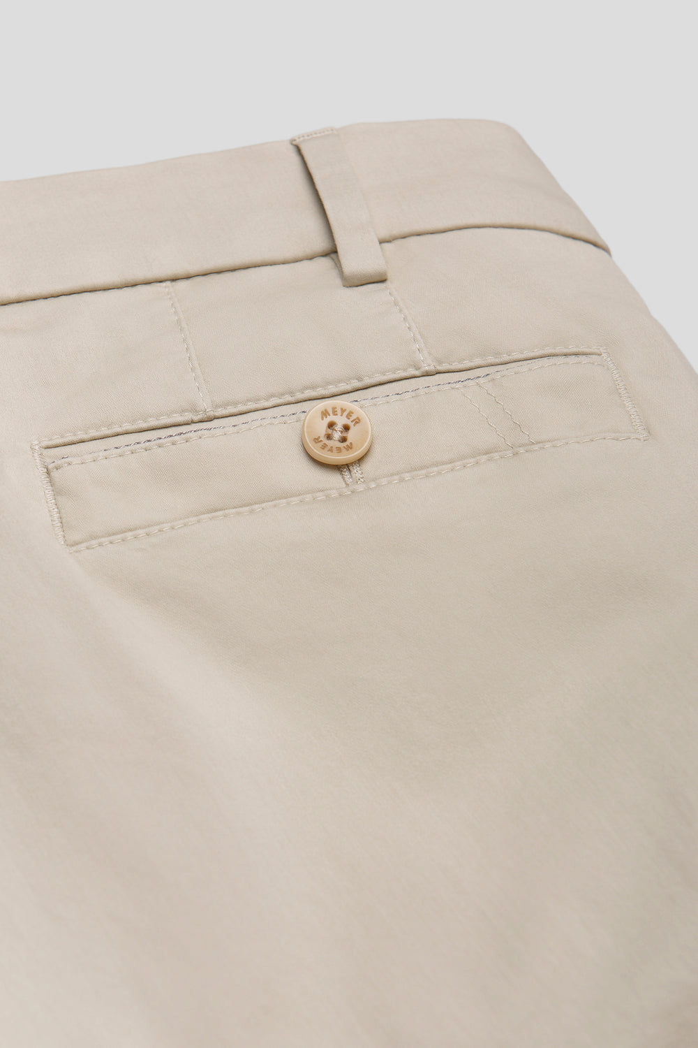 Meyer chino NEW YORK 1-8130-90% wol, 7% kapok. 3% elasthaan-HEREN BROEKEN-Beige