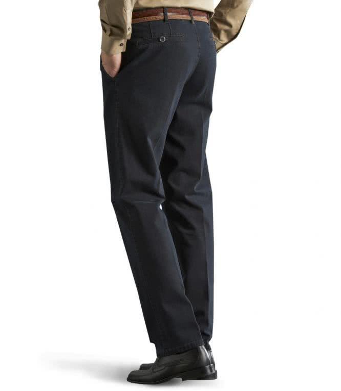 Meyer pantalon-98% katoen, 2% elasthaan-HEREN BROEKEN-Blauw