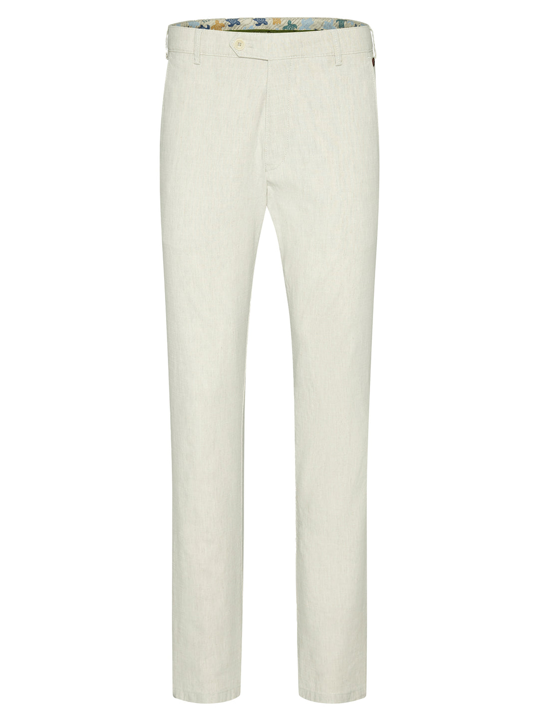 Meyer Roma Chino 1-3020  – Beige-53% linnen, 45% katoen, 2% elastaan-HEREN BROEKEN-Beige