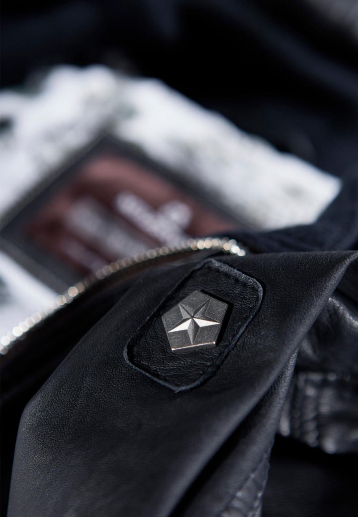 Milestone jack MSMartinus-100% leer-HEREN JASSEN & JACKS-Blauw