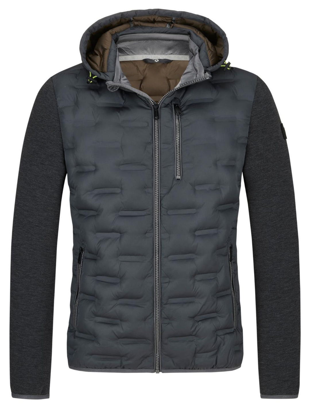 Milestone MS-DIEGO-100% polyester-HEREN JASSEN & JACKS-Antraciet