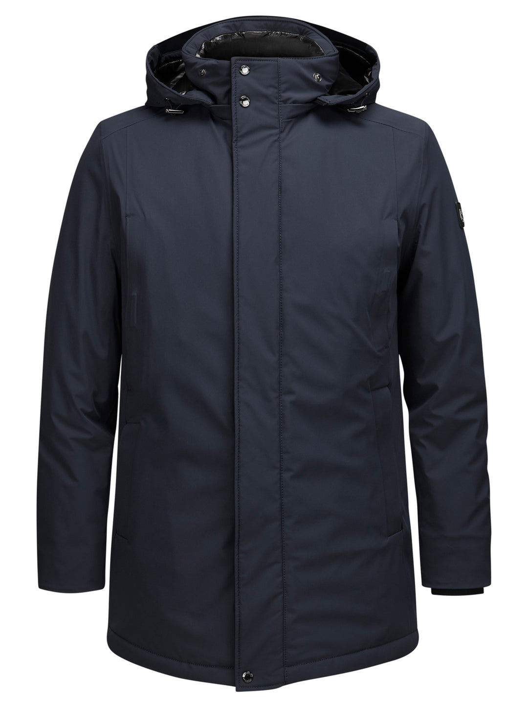 Milestone MS Richmond Parka – Blauw-48% polyamide, 42% polyester, 10% elasthaan-HEREN JASSEN & JACKS-Blauw