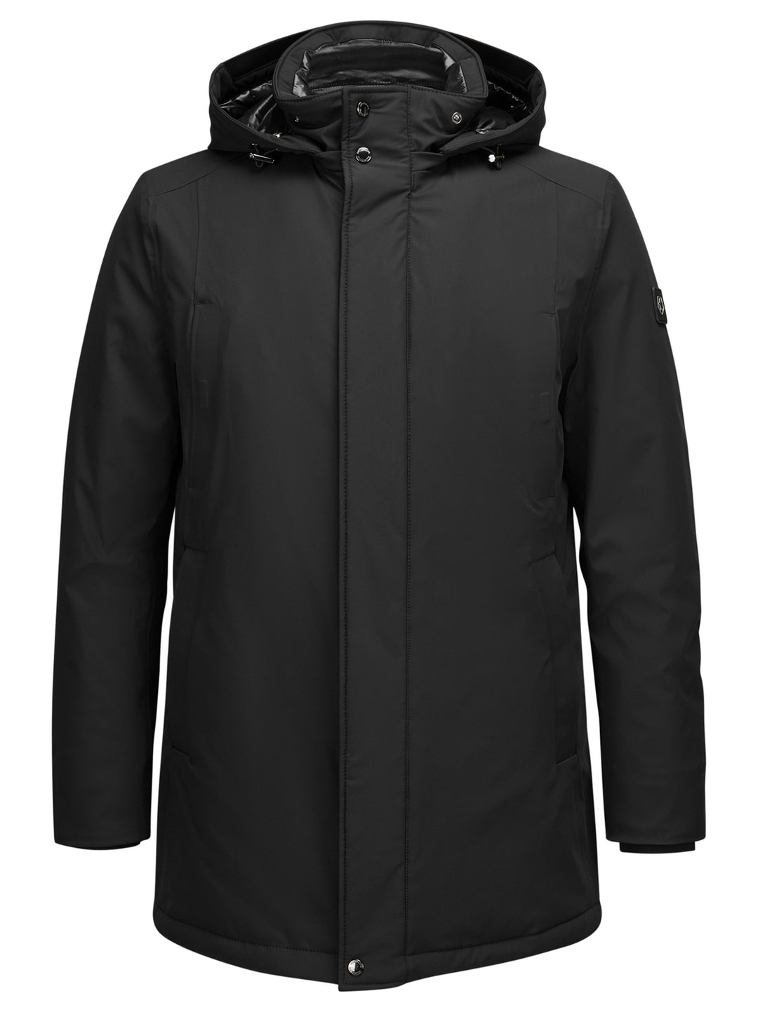 Milestone MS Richmond Parka – Zwart-48% polyamide, 42% polyester, 10% elasthaan-HEREN JASSEN & JACKS-Zwart