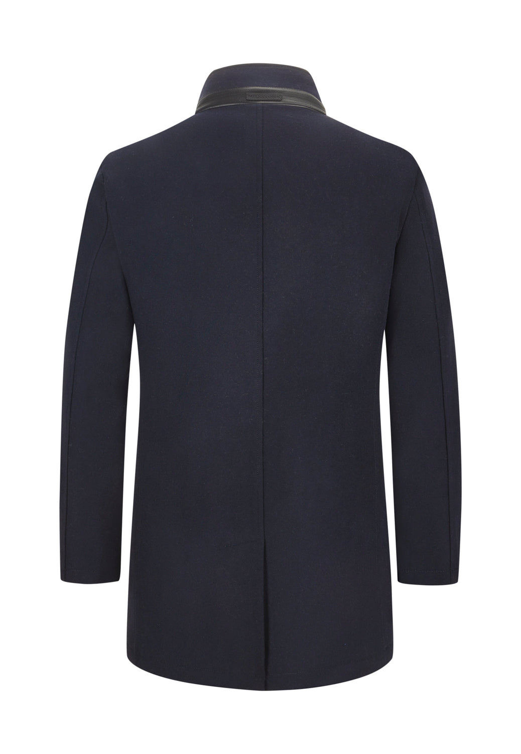Milestone MsBorgio Wool Coat – Blauw-TKG_Buitenstof: 60% wol + 30% polyester + 10% andere vezels; TKG_Voering: 100% polyester-HEREN JASSEN & JACKS-Blauw