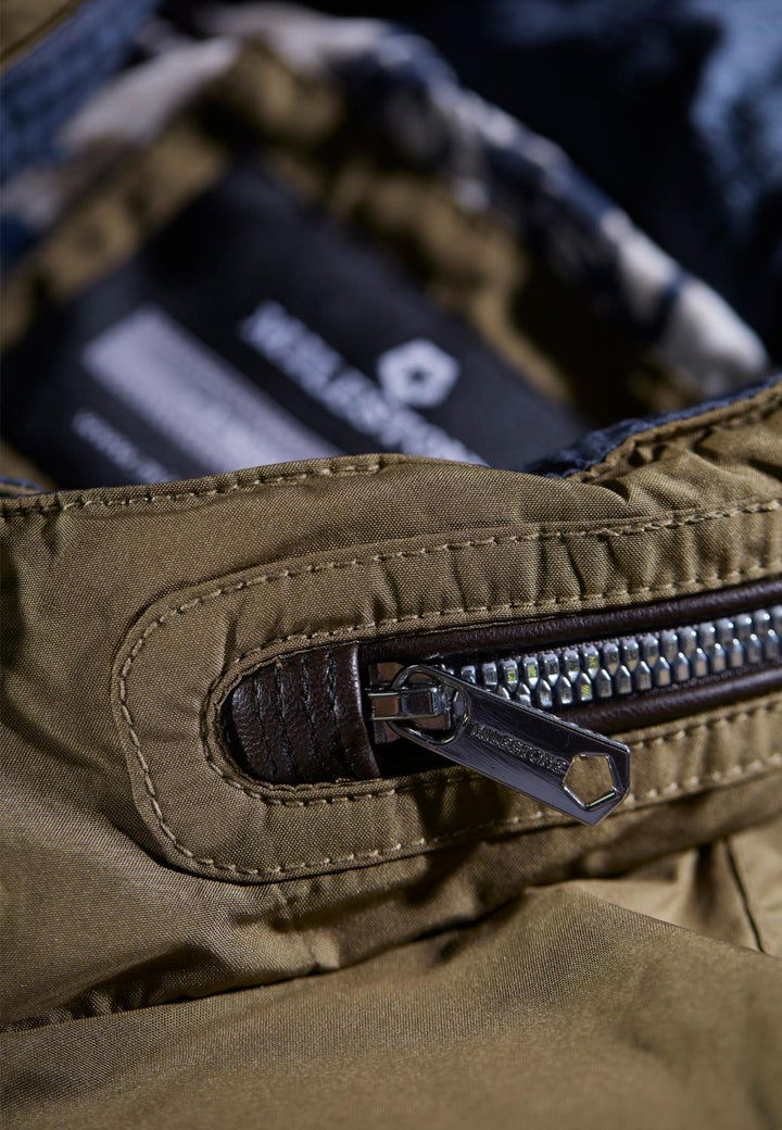 Milestone MSCatello jack-100% polyester-HEREN JASSEN & JACKS-Bruin