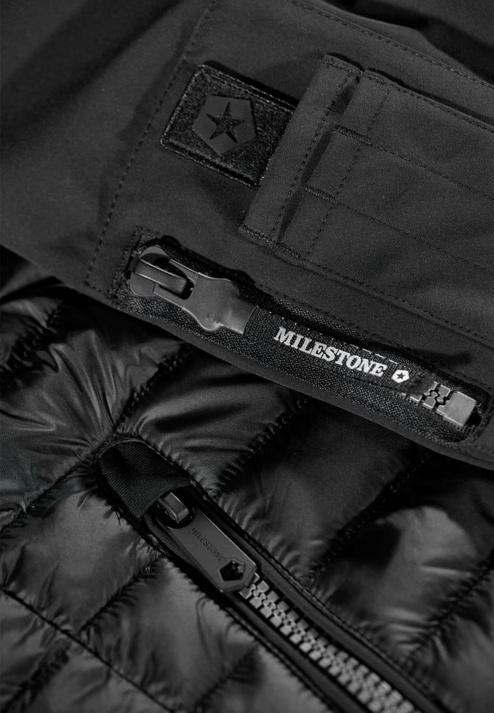 Milestone MSEnergy jack-100% polyamide-HEREN JASSEN & JACKS-Zwart