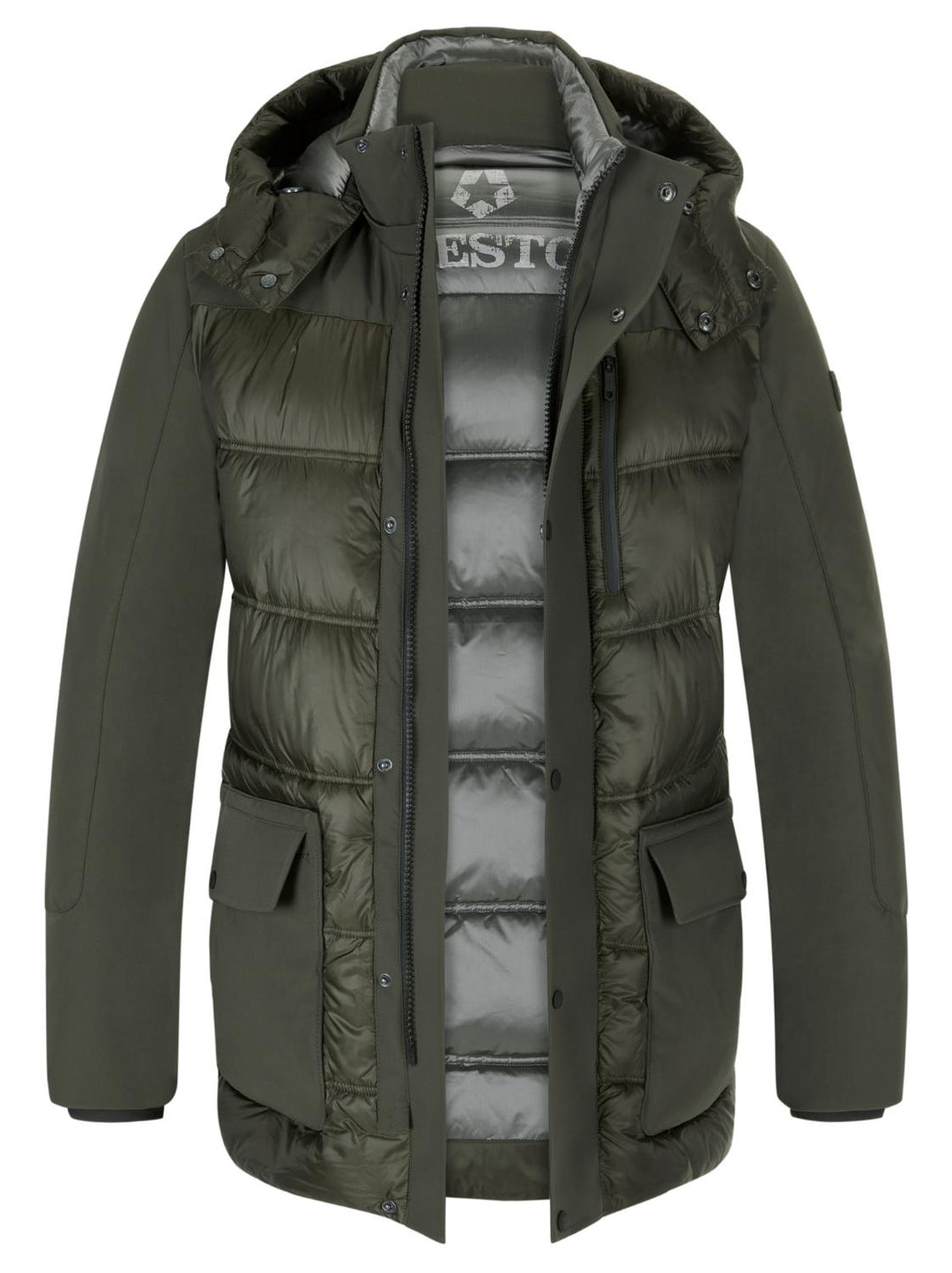 Milestone MSHunter jas-100% polyamide-HEREN JASSEN & JACKS-Groen