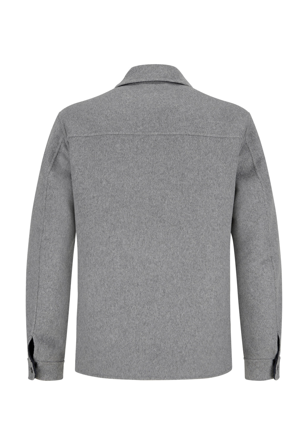 Milestone wollen jack MsBorgo-51% wol, 40% polyester, 4% polyamide, 3% viscose, 2% polyacryl-HEREN JASSEN & JACKS-Grijs