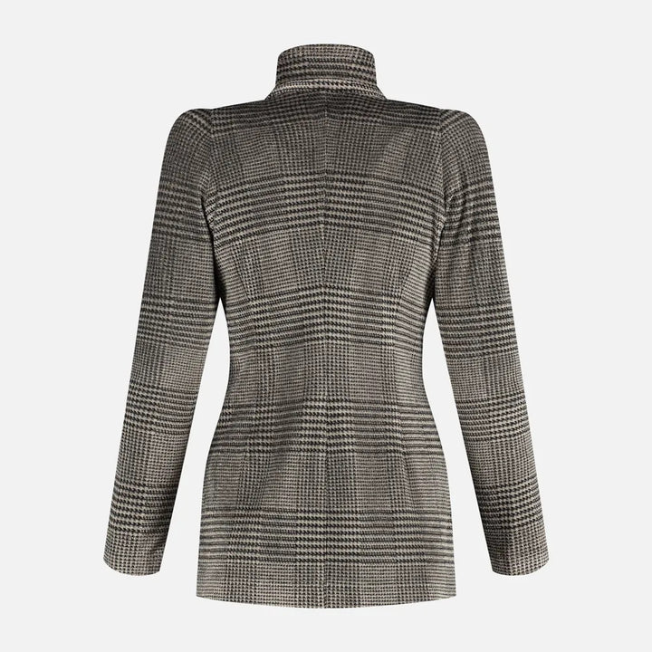 ML Collections blazer 41585-58% Viscose<br />33% Polyester<br />8% Polyamide<br />1% Elastaan-DAMES BLAZERS & GILETS-Grij