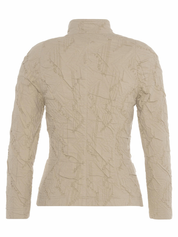 ML Collections blazer 50735-86% Katoen<br />13% Polyester<br />1% Elastaan-DAMES BLAZERS & GILETS-Beige