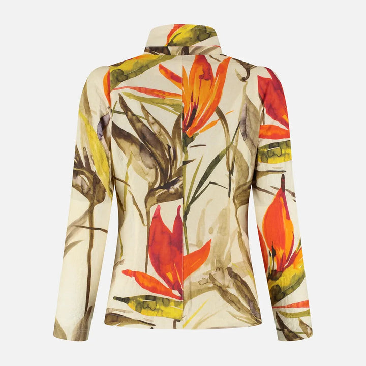 ML Collections Blazer 71705 - Oranje-99% katoen, 1% elastaan-DAMES BLAZERS & JASJES-Oranje