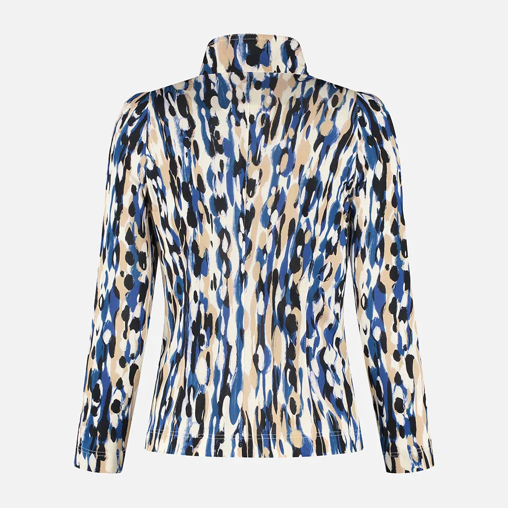 ML Collections blazer JAGGER 50747-92% Polyester<br />8% Elastaan-DAMES BLAZERS & GILETS-Blauw