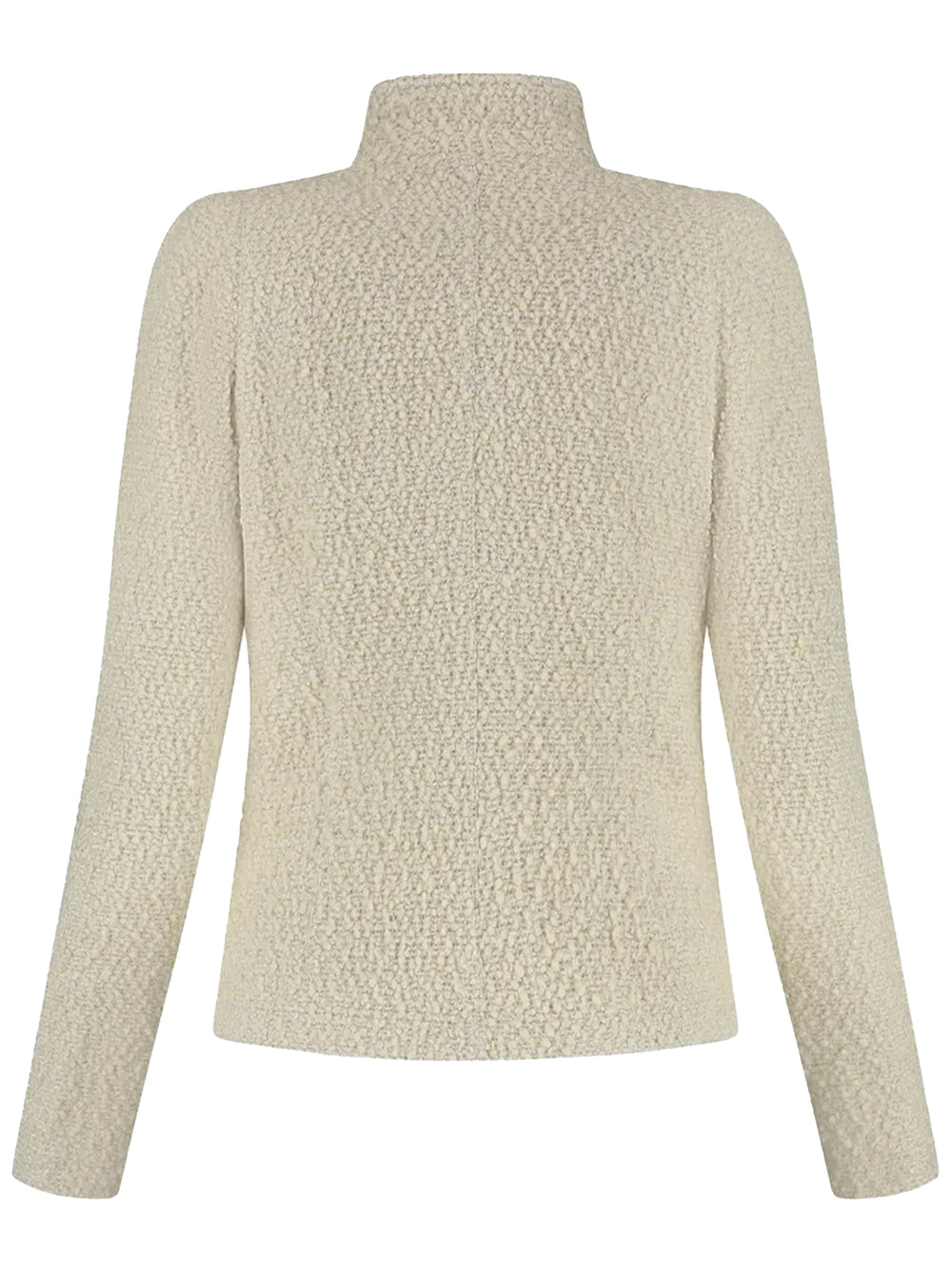 ML Collections Blazer Lange Mouw – Beige-39% polyamide, 23% katoen, 19% acryl, 7% wol-DAMES BLAZERS & GILETS-Beige