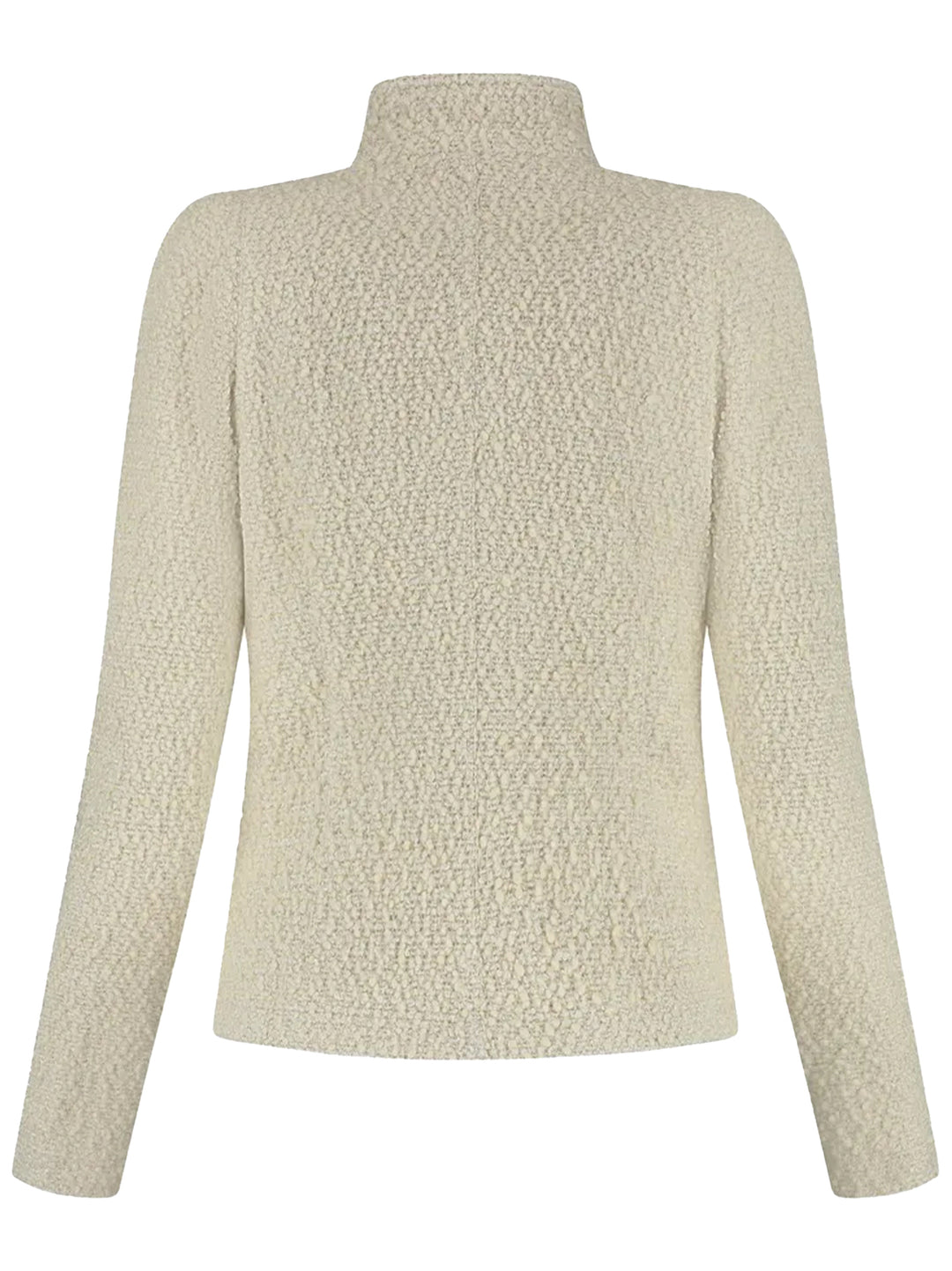 ML Collections Blazer Lange Mouw – Beige-39% polyamide, 23% katoen, 19% acryl, 7% wol-DAMES BLAZERS & GILETS-Beige