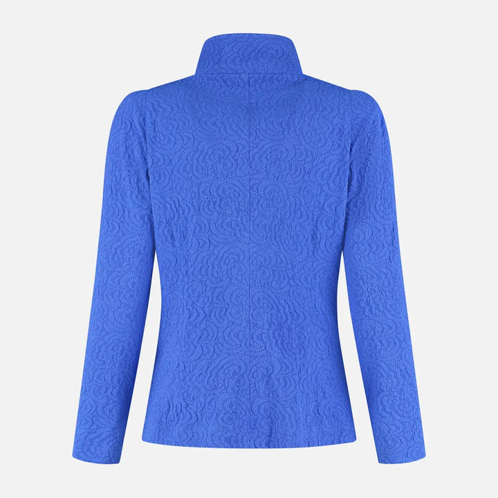 ML Collections Jagger Blazer 70751 – Blauw-90% polyamide, 10% elastaan-DAMES BLAZERS & JASJES-Blauw