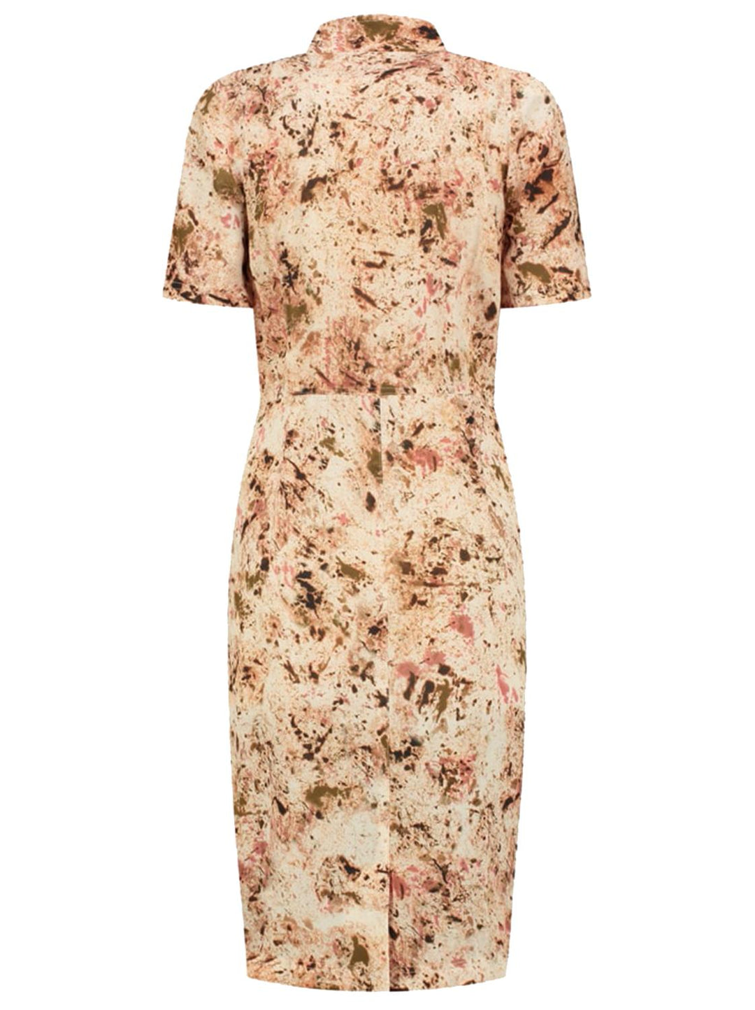 ML Collections jurk 107810-100% viskose-DAMES JURKEN-Beige