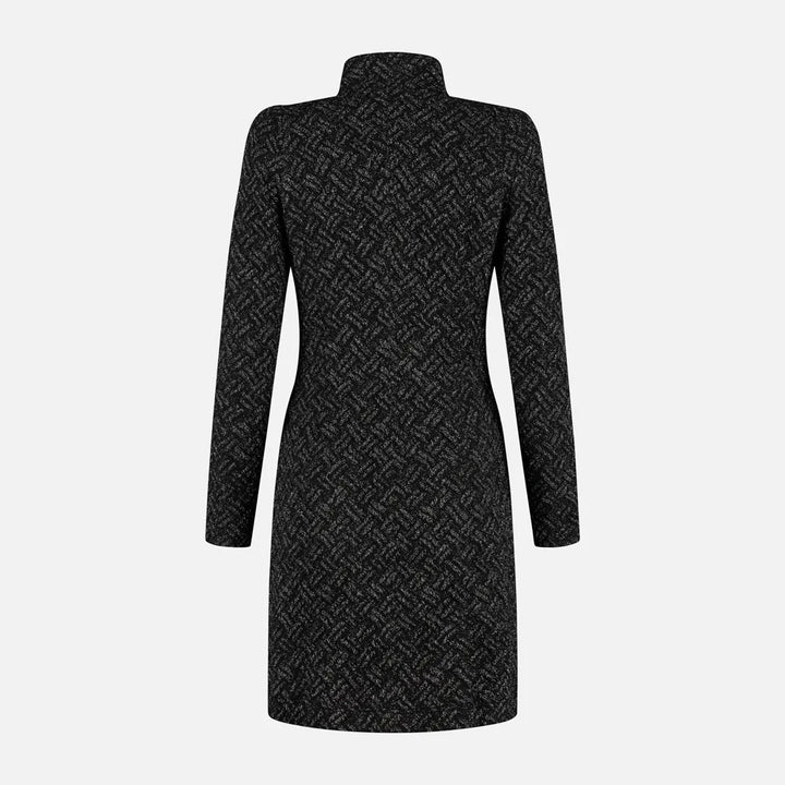 ML Collections lange blazer 46379-32% Viscose<br />25% Polyamide<br />23% Polyacryl<br />10% Wol<br />5% Polyester<br />5% Elastaan-DAMES BLAZERS & GILETS-Zwart