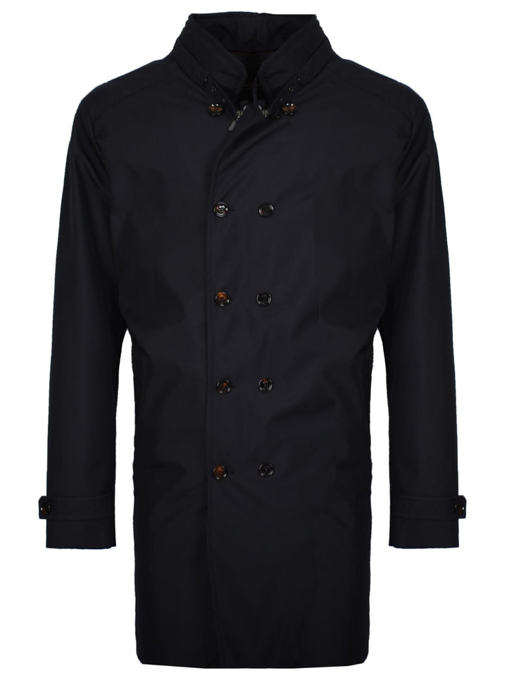 Moorer Tiziano jas-100% polyester-HEREN JASSEN & JACKS-Blauw