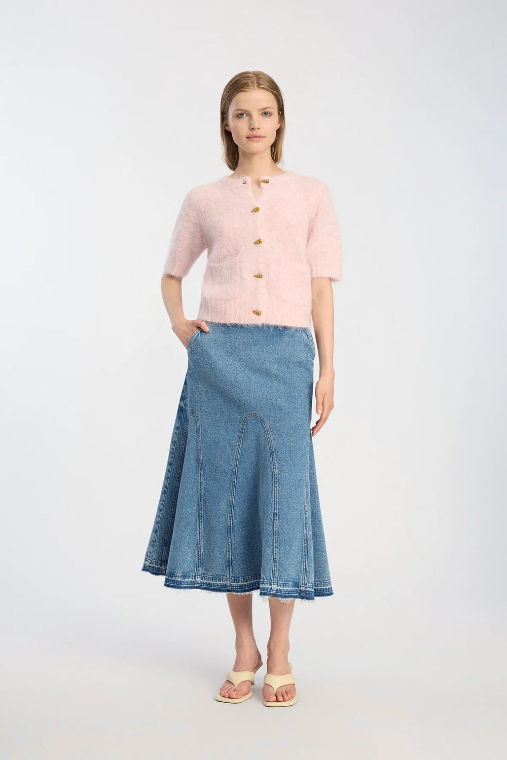 MUNTHE Alpaca Locca Vest – Roze-55% alpaca, 24% acryl, 19% polyamide, 2% elastaan-DAMES TRUIEN & VESTEN-Roze