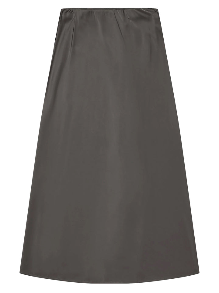 MUNTHE Babe Lange Rok – Groen-95% viscose 5% elastane-DAMES ROKKEN-Groen