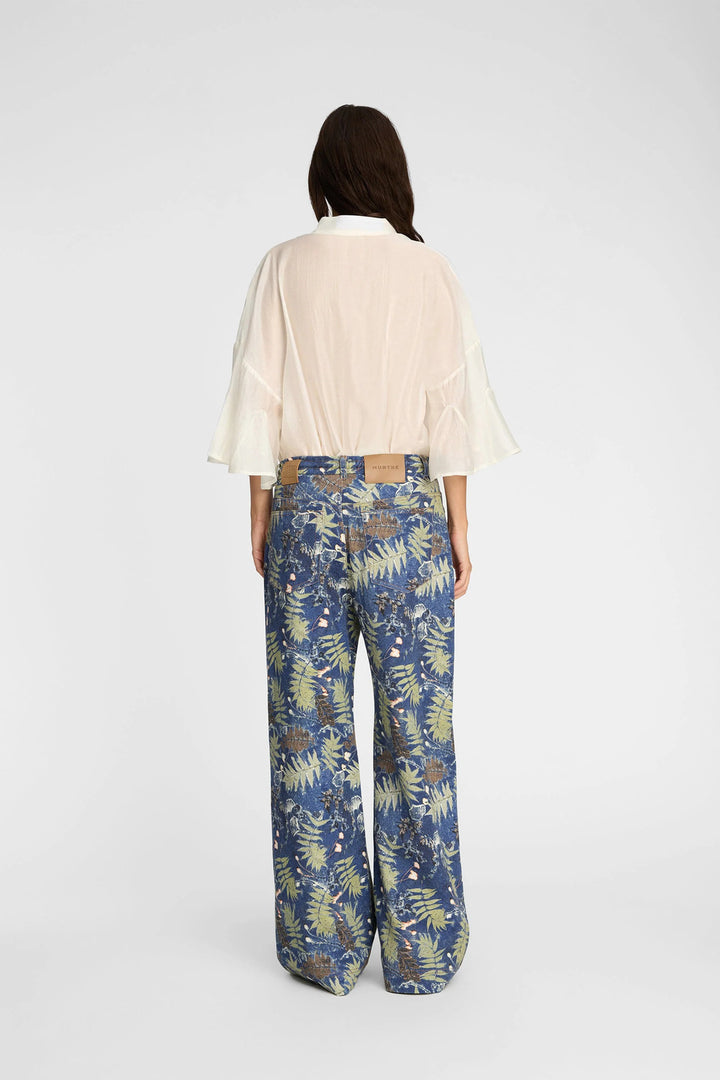 MUNTHE Birkson Blouse lange mouw – Room-84% lyocell, 16% polyester-DAMES TOPS & BLOUSES-Room