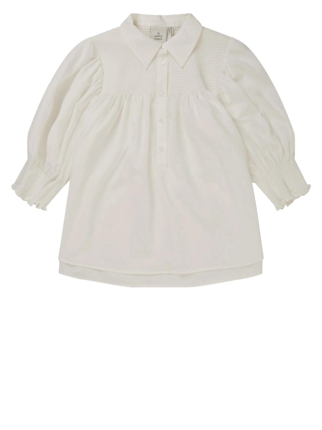 MUNTHE blouse CHAPTER ivory-100% katoen-DAMES TOPS & BLOUSES-Room