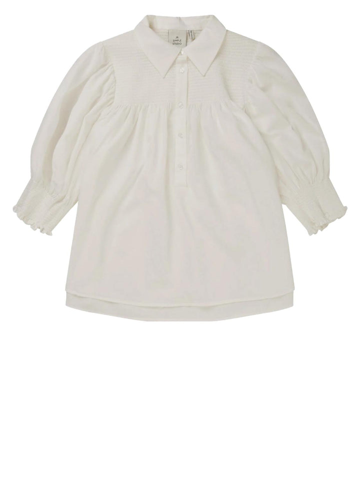 MUNTHE blouse CHAPTER ivory-100% katoen-DAMES TOPS & BLOUSES-Room