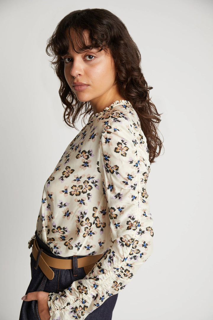 MUNTHE blouse SEIMA-80% Viscose (Ecovero) 20% Silk-DAMES TOPS & BLOUSES-Room