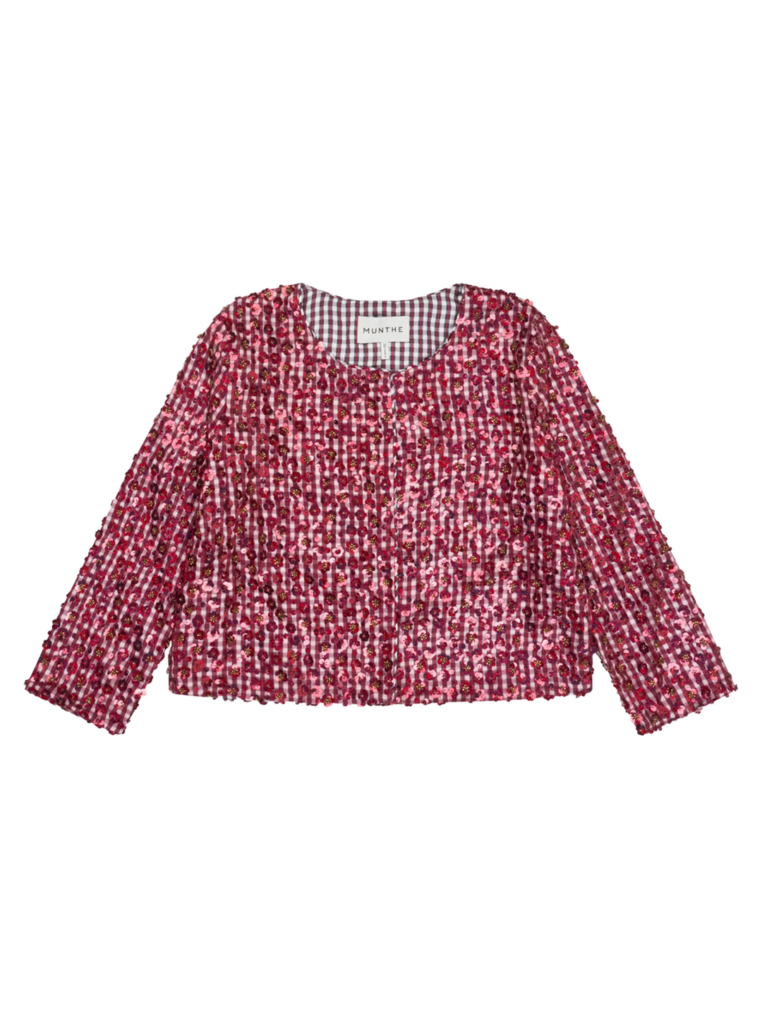 MUNTHE Cakio Jasje – Bordeaux-100% polyester-DAMES BLAZERS & JASJES-Bordeaux