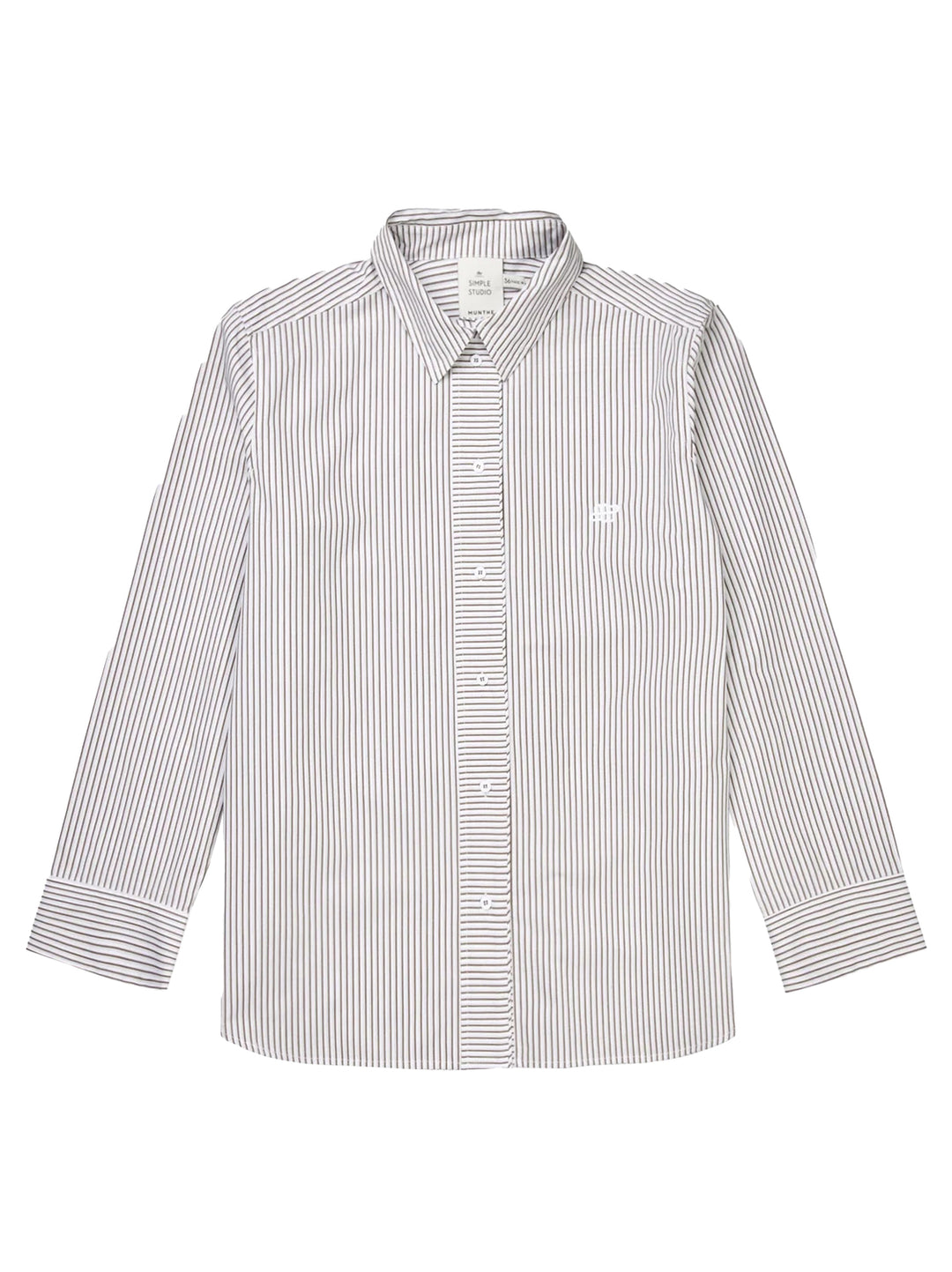 Munthe Callima Blouse Lange Mouw – Bruin-100% katoen-DAMES TOPS & BLOUSES-Bruin