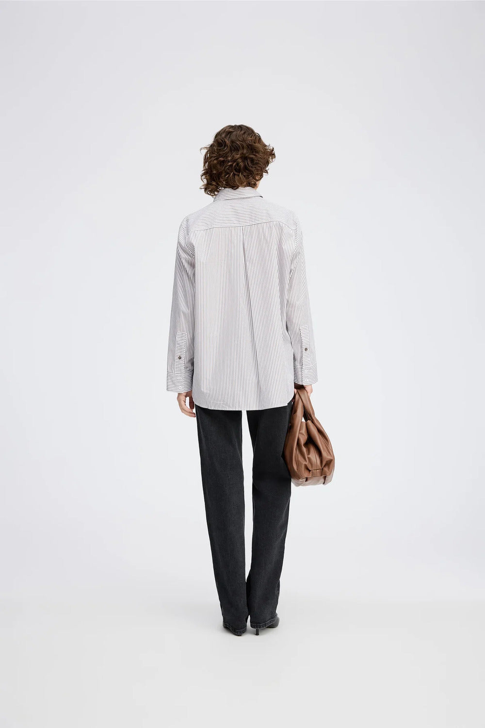 Munthe Callima Blouse Lange Mouw – Bruin-100% katoen-DAMES TOPS & BLOUSES-Bruin