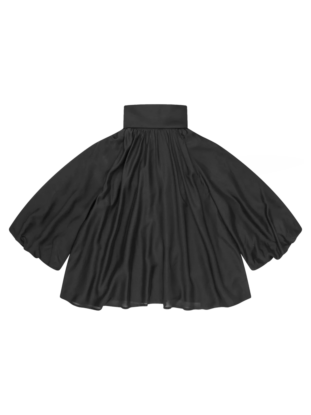MUNTHE Calyppa Blouse – Zwart-80% viscose, 20% zijde-DAMES TOPS & BLOUSES-Zwart